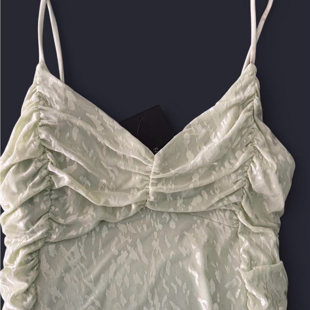 Fashion Nova Mint Spaghetti Strap Dress